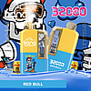 Promotional Image For Bang 32000 Disposable Vaping Device With Red Bull Flavor, Featuring Product Details Like 3200 Puffs, 650Mah Battery Capacity, And A Colorful Sports-Themed Design.