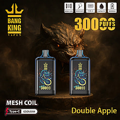 Promotional Image For Bang King Vapen, Featuring Two Vaping Devices Labeled 