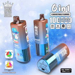 Promotional Image Featuring Three Bang Blaze Vape Devices With 