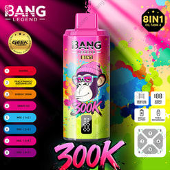 Bang Legend 300K Flavors Of Disposable E-Cigarettes