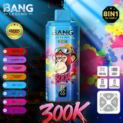 Bang Legend 300K Flavors Of Disposable E-Cigarettes
