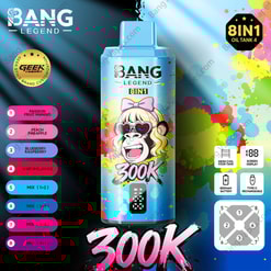 Bang Legend 300K Flavors Of Disposable E-Cigarettes