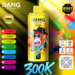 Bang Legend 300K Flavors Of Disposable E-Cigarettes