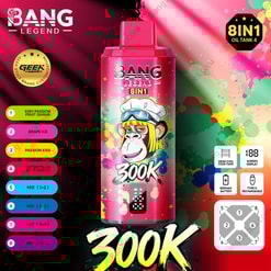 Bang Legend 300K Flavors Of Disposable E-Cigarettes