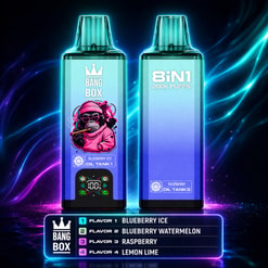 Bang Box Blueberry Ice disposable vape flavor