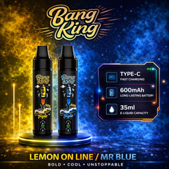 Bang King Lemon On Lime Disposable Vape Flavor