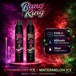 Bang King Strawberry Ice Disposable Vape Flavor