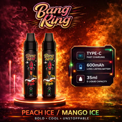 Bang King Peach Ice Disposable Vape Flavor
