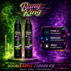 Bang King Double Apple Disposable Vape Flavor
