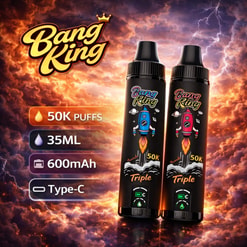 Prodotto di vaporizzazione usa e getta Bang King Triple 50k