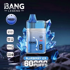 Bang Legend Blueberry Ice Disposable Vape Flavor