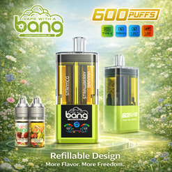 Bang Refillable Strawberry Ice Disposable Vape Flavor