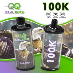 Qq Bang Apple Grape wegwerp vape-smaak