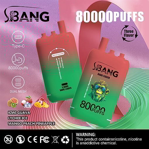 Bang Leader 80000 Puffs - Triple Flavors - Massive Clouds - Endless Enjoyment. - Image 8