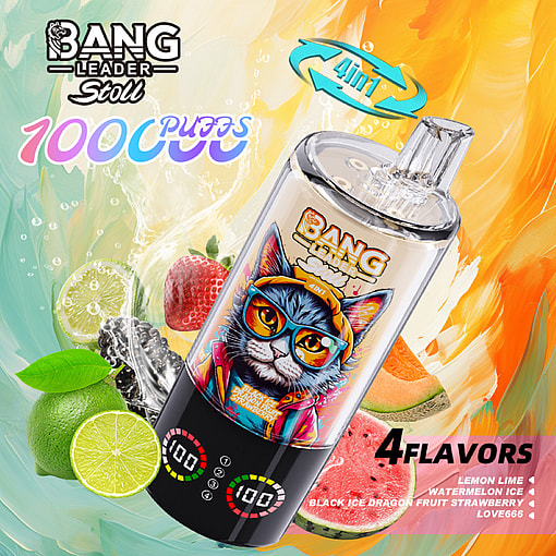 Bang Leader Stoll 100K – Cigarette électronique jetable 4 en 1 exceptionnelle avec des performances durables de 100 000 bouffées – Image 3