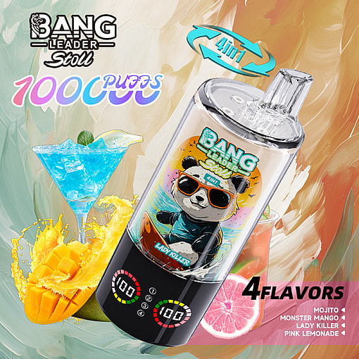 Bang Leader Stoll 100K – Cigarette électronique jetable 4 en 1 exceptionnelle avec des performances durables de 100 000 bouffées – Image 12