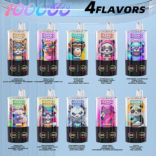Bang Leader Stoll 100K – Cigarette électronique jetable 4 en 1 exceptionnelle avec des performances durables de 100 000 bouffées – Image 2