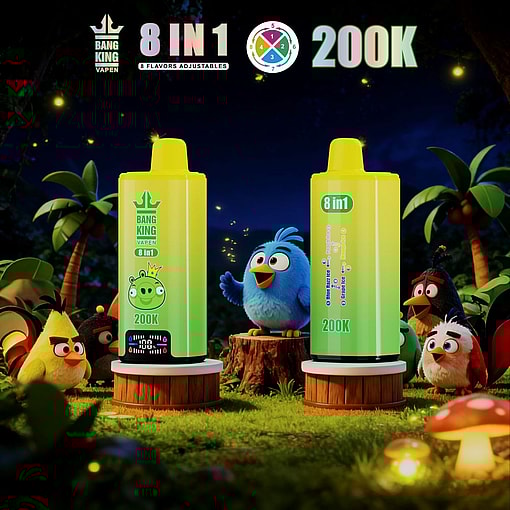Bang King 200K Vape Usa E Getta – Dispositivo Ricaricabile 200000 Puff Aroma 8 In 1 - Immagine 2