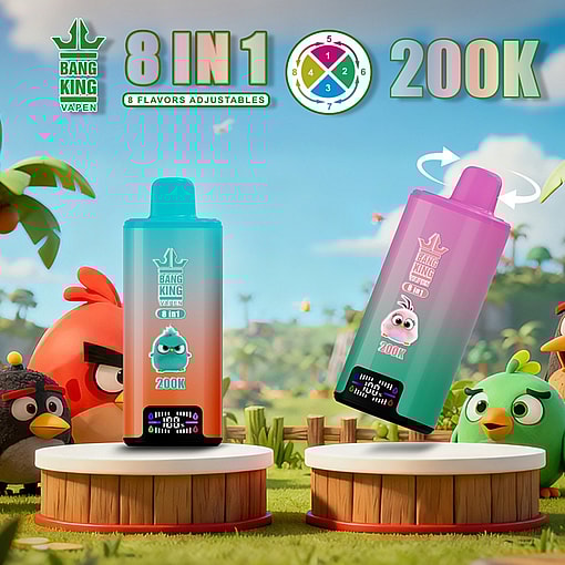 Bang King 200K Vape Usa E Getta – Dispositivo Ricaricabile 200000 Puff Aroma 8-In-1 - Immagine 13