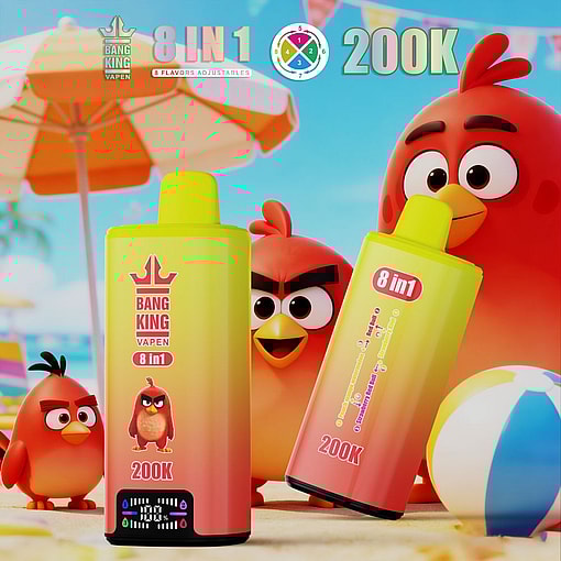 Bang King 200K Vape Usa E Getta – Dispositivo Ricaricabile 200000 Puff Aroma 8-In-1 - Immagine 3