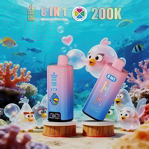Bang King 200K Vape Usa E Getta – Dispositivo Ricaricabile Aroma 200000 Puffs 8-In-1 - Immagine 8