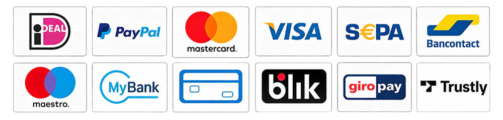 Méthodes de paiement acceptées